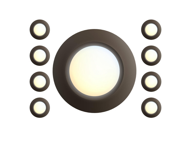 8 Packs 6 Inch LED Low Profile Screw in & Surface Mount Disk Light, Oil Rubbed Bronze, 5CCT Field Selectable, Round, 15W, 1000 Lumens, CRI80,...