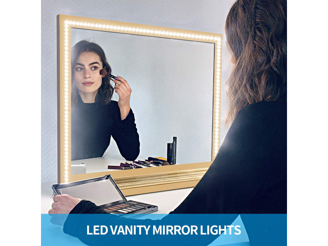Led Strip Lights 50.5ft White Dimmable Led Light Strip Flexible Rope Lights Kits with 24v Etl Power Supply, Adhesive Clips, Dimmer Switch and...