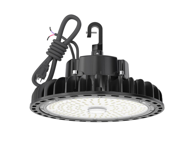 High Bay Led Lights 100W 14,500LM (145lm/w) 5000K 1-10V Dimmable 5' Cable with 110V Plug US Hook UL Listed High Bay Led Shop Light for Barn...