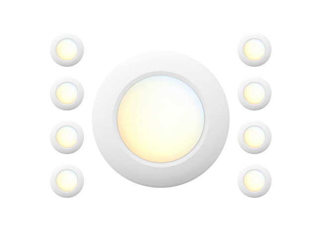 8 Packs 6 Inch 5CCT Field Selectable LED Low Profile Recessed & Surface Mount Disk Light, Round, 15W, 920 Lumens, CRI80, 27K-30K-35K-40K-50K,...