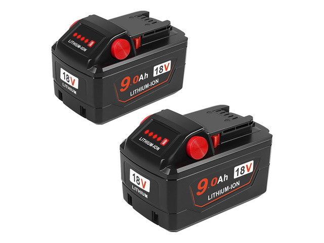 9.0 Ah Replacement for Milwaukee M - 18 Battery (9.0AH-2P)
