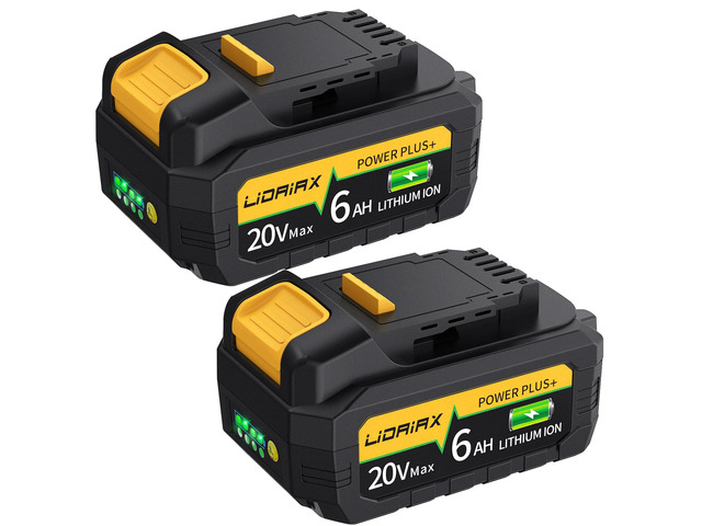 True Capacity Replacement Battery Compatible with Dewalt 20V Max Tool, Automotive Grade Lithium Ion Cells, V0 Highest Grade Fireproof Case, Longer...