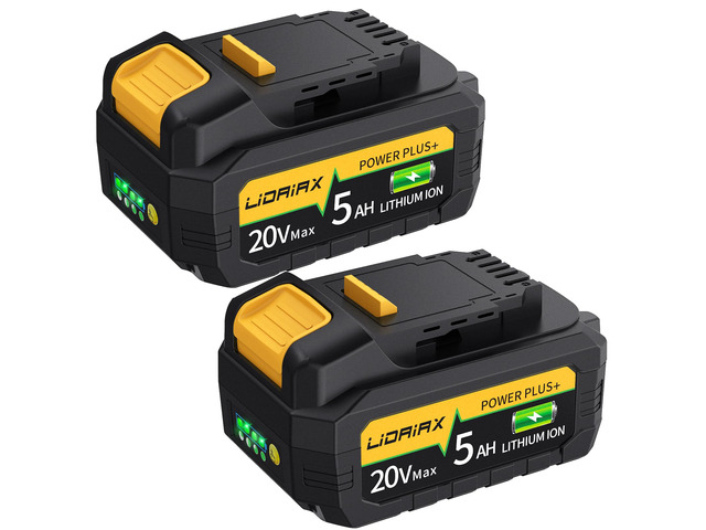True Capacity Replacement Battery Compatible with Dewalt 20V Max Tool, Automotive Grade Lithium Ion Cells, V0 Highest Grade Fireproof Case, Longer...