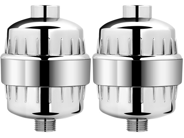 High Output Universal Shower Filter with Replaceable Multi-Stage Filter Cartridge Transform Itching, Eczema & Acne into Glowing Hair, Nails & Skin...