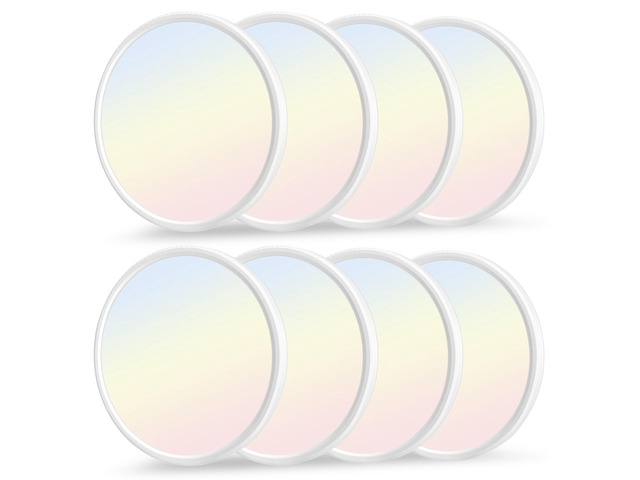 8 Pack 3200lm LED Flush Mount Ceiling Light 28W 12 Inch 5CCT Adjustable Super Slim 0.87 inch led Ceiling Light Fixture Round Ceiling Lamp for...