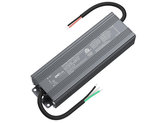 96W 24V Triac Dimmable LED Driver, AC 120V to DC Power Supply Compatible with Lutron and Leviton Dimmers, Transformer for LED Lighting, Waterproof...