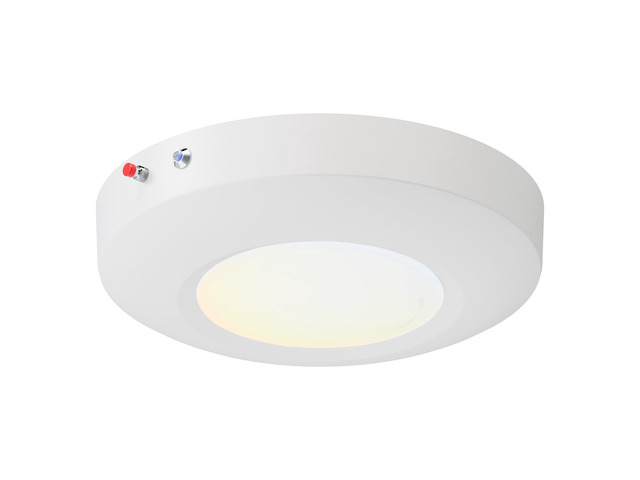 6 Inch LED Emergency Disk Light Kit with Battery Backup, Ceiling Mount Emergency Lights, Dimmable, 120-277V, 15W, 1000lm, CRI90, 5CCT Selectable,...