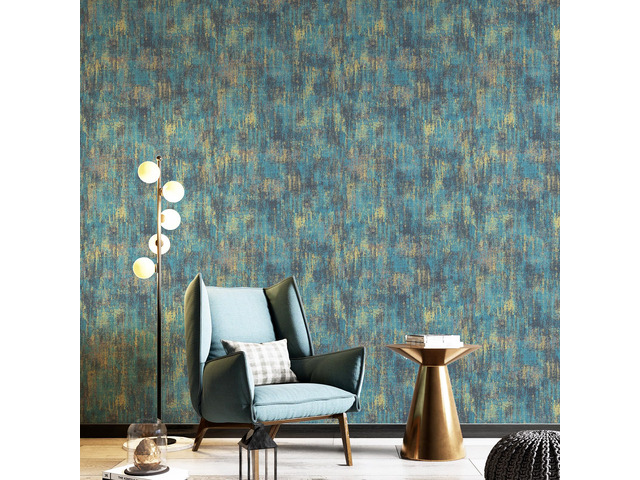 Vintage Metallic Peel and Stick Wallpaper Industrial Metallic Concrete Wall Paper Modern Stick on Wallpaper Self Adhesive Contact Paper(17.3' x...