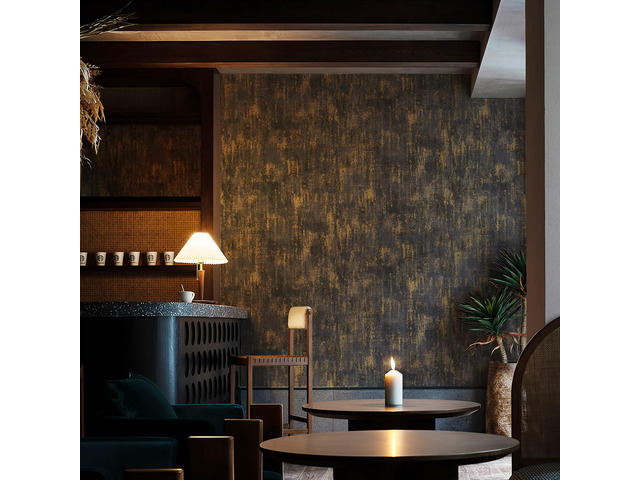 Vintage Metallic Peel and Stick Wallpaper Self Adhesive Industrial Metallic Concrete Wall Paper Modern Stick on Wallpaper Contatt Paper(17.3' x...