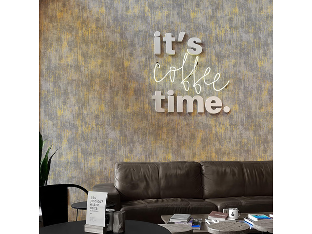 Vintage Metallic Peel and Stick Wallpaper Industrial Metallic Concrete Wall Paper Modern Stick on Wallpaper Self Adhesive Contact Paper(17.3' x...