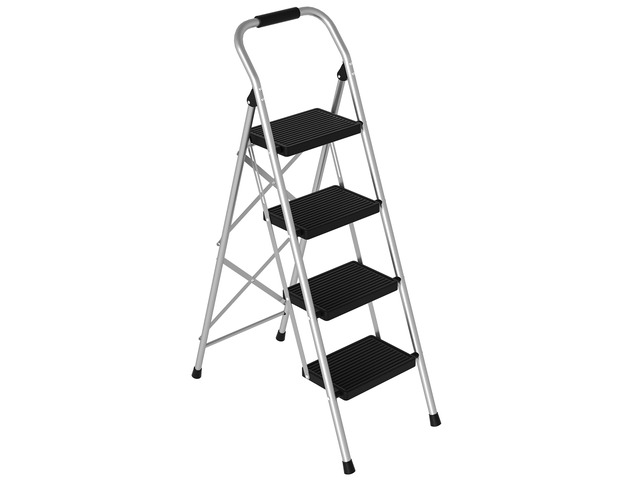 Step Stool for Adults,4 Step Ladder Folding 330lbs Anti Slip Step Ladder,Foldable Ergonomic Step Stool with Wide Pedal for Home, Kitchen, Office...