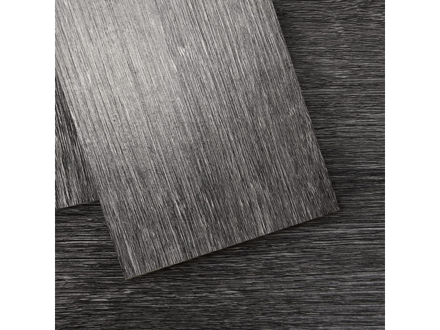 Wood Texture Peel and Stick Vinyl Floor Planks, 36-Pack, Ebony Cover 54 Sq. Ft, Waterproof, Self-Adhesive, Scratch Resistant, Premium Vinyl, Ideal...
