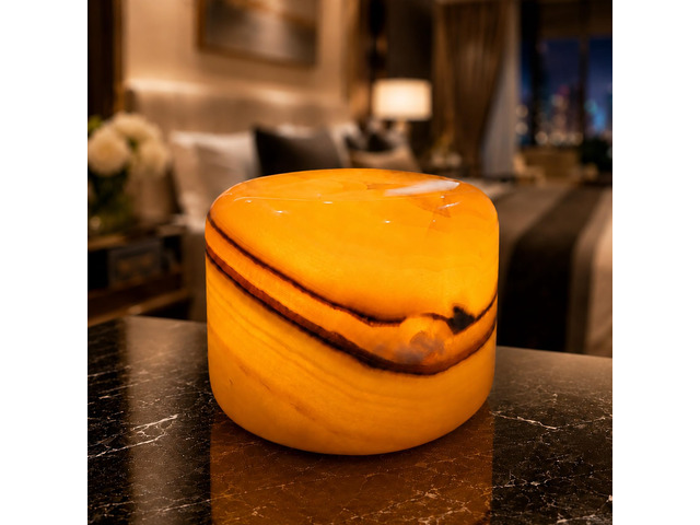 Marble Lamp Table Lamp Unique Stone Touch Lamp Pat Lamp Type-C 3 Way Bedside Lamp Ambient Light Bedroom Stands Night Light Decorative LED Warm...