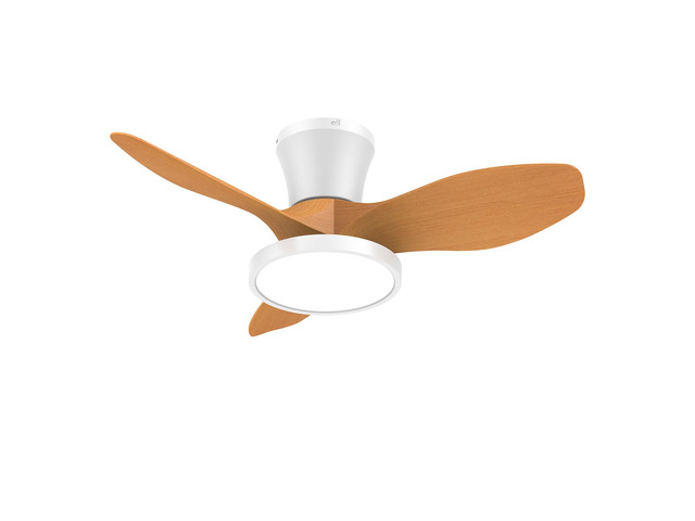 32 Inch Small Oak Ceiling Fans with Lights and Remote Control Ultra Quiet,Reversible,Dimmable Light,Cool Comfort,6-Speed,Timers,Beep-Off,Easy to...
