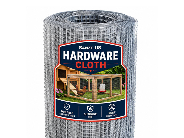 Hardware Cloth, 1/4 Inch 48in x 100ft 23 Gauge, Double-Layer Hot-Dip Galvanizing After Welding, Chicken Wire Fence Wire Mesh Poultry Netting Garden...