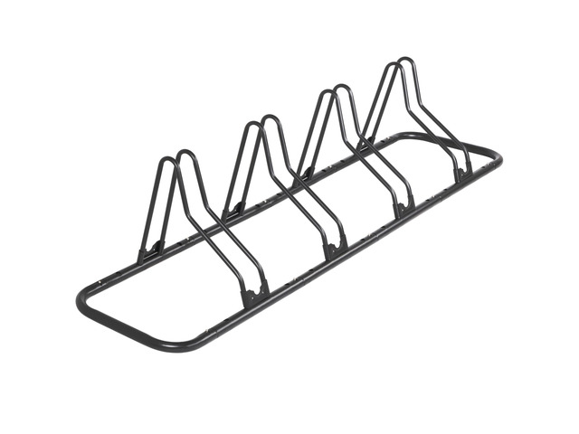 Bicycle Floor Parking Rack Stand - for Mountain MTB Road Bike - Indoor Home Garage Storage - Upgraded 4 Bikes