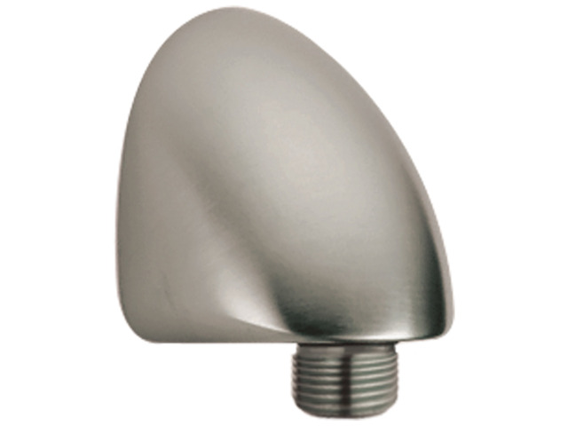Faucet Wall-Mount Supply Wall Elbow for Hand Held Shower with Hose, Stainless 50560-SS