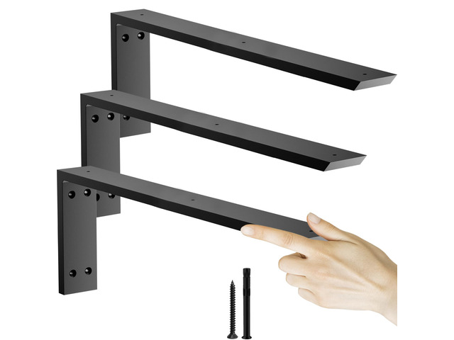 Countertop Support Bracket 20 inch 3 Pack (3/8' Thick),Premium Heavy Duty Granite Countertop Brackets 20'x8'x2.5',Shelf L Bracket Mantel Corbels...