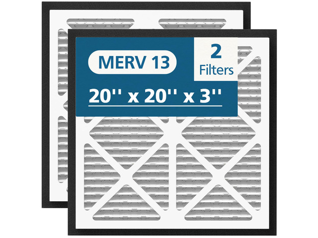 20x20x3 MERV 13 Air Filter Compatible with Zephyr VGF Series 20x20x3 Whole Home Deep Pleated Return Air Grille Filter, MERV 13 Air Filtration...