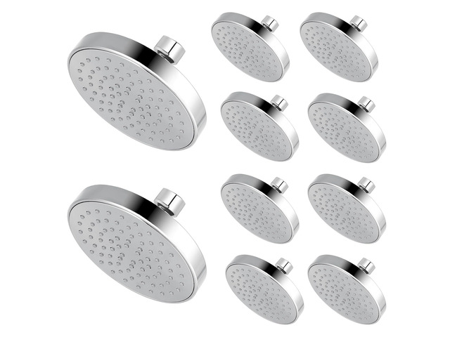 High Pressure Shower Head - 4.7 Powerful Bathroom Pressure Boosting Rain Showerhead - Perfect Universal Replacement for Rainfall Shower Heads (10...