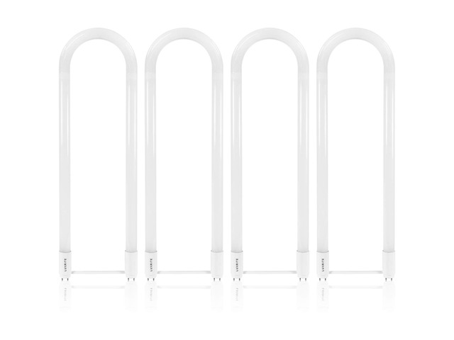 U Bend LED Tube Light, T8 T12, 18W (32W Equivalent), 3000K (4 Pack) Soft White, 2000 Lumens, Fluorescent Light Tube Replacement, Direct or Ballast...