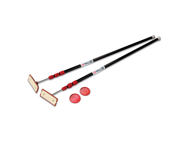 ZP2 ZipPole 10 foot Spring Loaded Dust Barrier Poles (Pack of 2) for remodeling, renovation and repair work