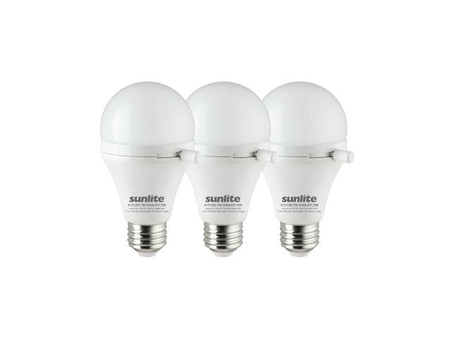 ShabBulb, Shabbat Permissible LED Light Bulb, 7 Watt (40 Watt Equivalent) 3000K Warm White, 3 Pack