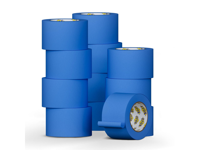 12 Pack Blue Painters Tape 3 Inch x 55 Yards Bulk Paint Masking Tape