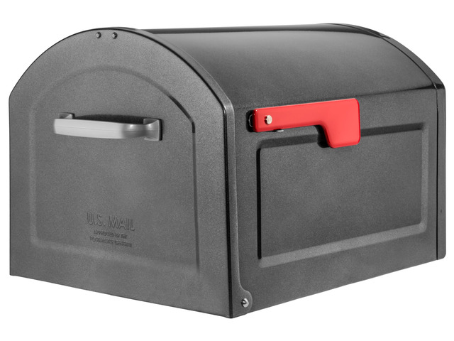950020P-10 Centennial Post Mount Mailbox, Extra Large, Pewter