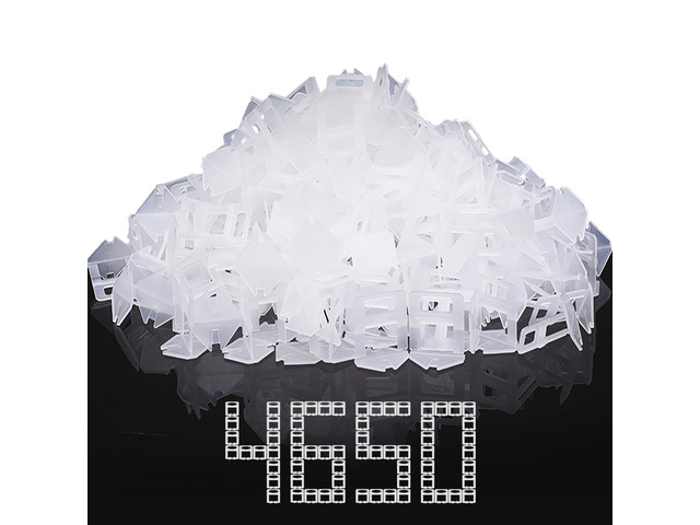 Tile Spacers 4650 Pcs Tile Clips,Tile Leveling System Clips 1/32 Inch Tile Leveling Clips for Floor Wall Installation, Ceramic Porcelain Tiles and...