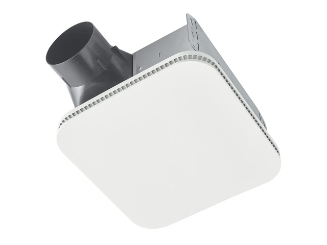 Bathroom Exhaust Fan Easy Retrofit Without Attic Access, Ultra-Quiet 0.7 Sones, 80 CFM, ENERGY STAR Certified, Moisture & Odor Control with...