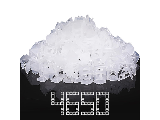 Tile Spacers 4650 Pcs Tile Clips, Tile Leveling System Clips 1/16 Inch Tile Leveling Clips for Floor Wall Installation, Ceramic Porcelain Tiles and...