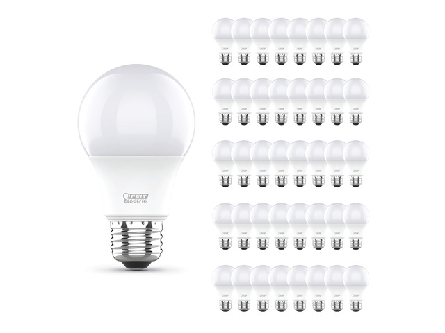 A19 LED Light Bulbs, 60W Equivalent, Non Dimmable, 800 Lumens, E26 Standard Base, 2700K Soft White, 80 CRI, 11,000-Hour, General Purpose LED Bulb,...