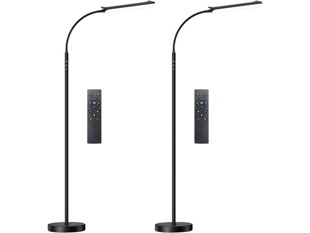 Dimmable LED Floor Lamp, Super Bright Reading Lamps Floor Standing lamp with Remote & Touch Control, Stepless Dimming & 2700K-6500K Color...