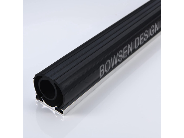 Heavy-Duty U+O Ring Universal Garage Door Bottom Seals Weatherstrip Rubber with Aluminum Track Retainer Kit (10 FT, 1-5/8' Width)