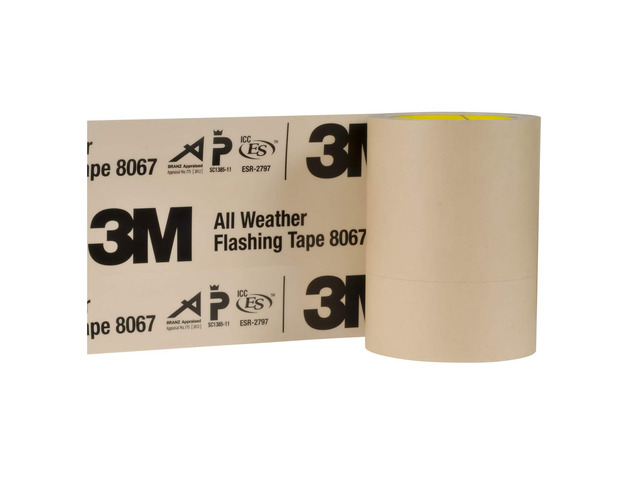 All Weather Flashing Tape 8067, Tan, 6 in x 75 ft, 1 Roll Waterproof flashing membrane for windows and doors, Self-adhered, Prevents moisture...