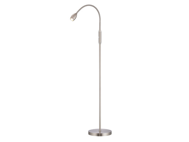 OBright Ray Adjustable LED Beam Floor Lamp, Dimmable and Zoomable Spotlight, Flexible Gooseneck, Reading/Crafting Standing Lamp, Work Table Light,...