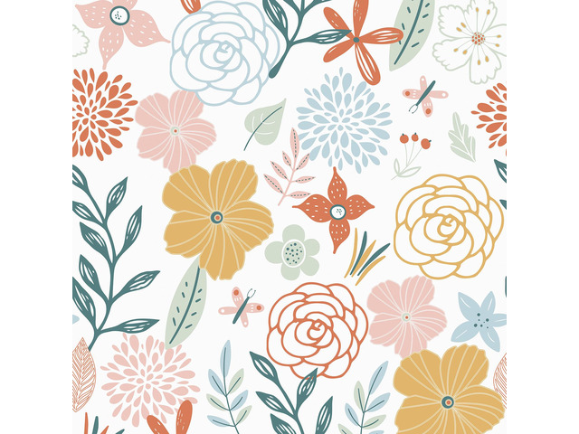 Floral Peel and Stick Wallpaper - 17.71'472' Boho Pink Floral Contact Paper Self-Adhesive Removable Wallpaper for Bathroom Cabinet Decorative