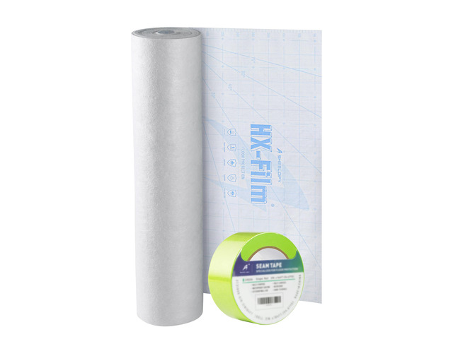 39' x200' Heavy-Duty Floor Protection Construction Grade Carpet Protector Drop Cloth Plastic Film for Hardwood Floors Waterproof Painters...