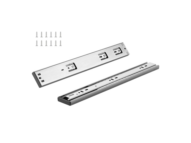 10 Pairs 16 Inch Soft Close Drawer Slides 14 16 18 20 22 24 Inch Heavy Duty Side Mount Rails,Ball Bearing Full Extension Noiseless Dresser Drawer...