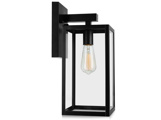 Outdoor Wall Light Fixture, Exterior Waterproof Wall Lantern Porch Wall Sconce Large Extra Large, Anti-Rust, E26 Socket, Clear Glass, Outside Wall...