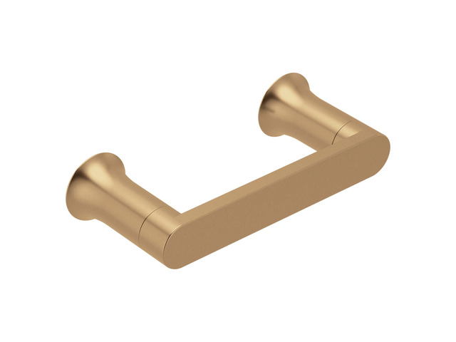 BH3808BZG Genta LX Pivoting Wall Mount Toilet Paper Holder Pivoting arm, wall mounted, easy roll changes, modern design, Bronzed Gold finish