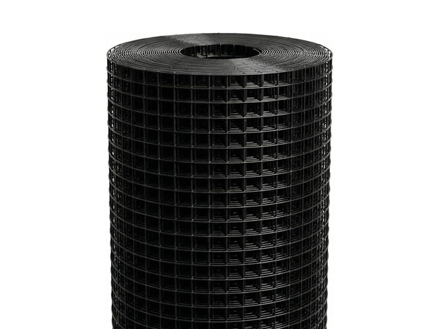 Black Vinyl Coated Hardware Cloth 1/2' Mesh 48' x 100' 19 Gauge Chicken Wire Fencing Roll for Garden Fencing, Chicken Coop Wire, Tree Guard, Rabbit...