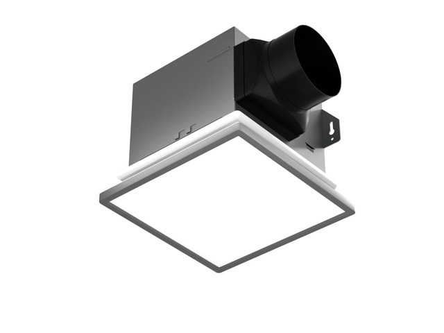 Modern Nickel Bathroom Fan with Light, 80CFM,1.5Sone 1000lm Dimmable 5CCT LED Light Selectable, Quiet Ventilation fan with night light,Energy Star...