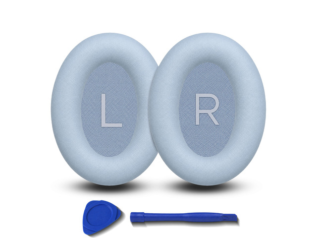 Ear Pads for Bose QC45/QC SE/QC Wireless HeadphonesLight Blue Extra-Thick and Durable Cushion, Soft Protein Leather and Slow-rebound Memory Foam...