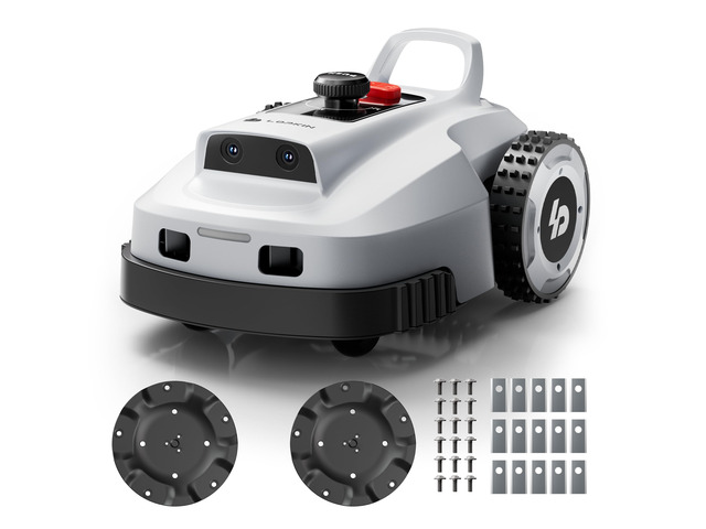 L2500 Robot Lawn Mower for 1 Acre, NetRTK + AI Vision Lawnmower Robot, Wi-Fi HaLow Connectivity, No Boundary Wire, AI Obstacle Avoidance, App...