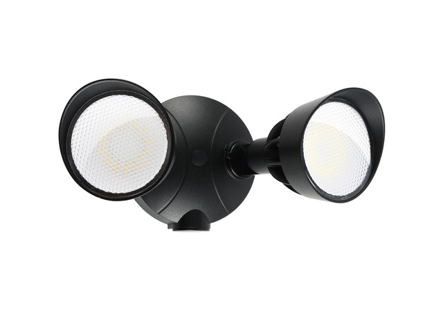 45W 5500LM Outdoor Flood Lights, Dual Head Wall Switch Controlled LED Exterior Flood Light, 5000K Daylight, IP65 Waterproof Hardwired Security...