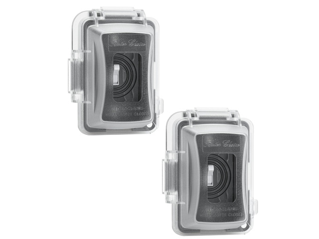 Weatherproof Electrical Outlet Cover, 2 Pack, 1-Gang, Outdoor Outlet Cover, Weatherproof, Outlet Cover Box