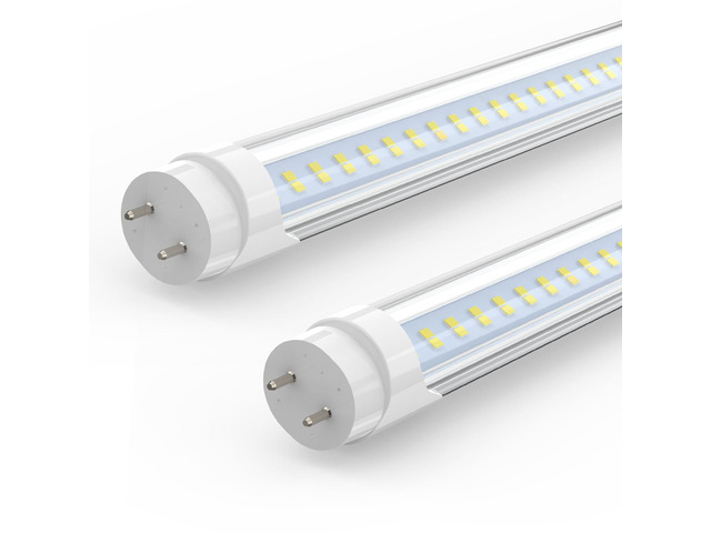 4FT LED T8 Type A+B Tube Lights, 28W(80W Equivalent), 4060LM, 6500K Single or Double End Powered, Plug and Play or Ballast Bypass, 4 Foot T10 T12...