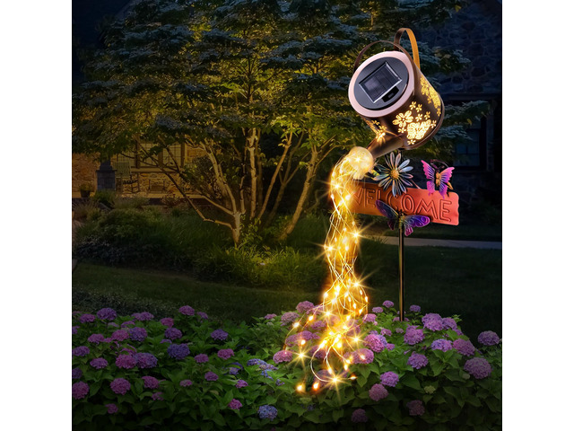 Solar Watering Can Light, Solar Lights Outdoor Decor, Garden Decor Lights for Yard Patio Lawn Pathway Landscape, IP65 Waterproof, Garden Gifts for...